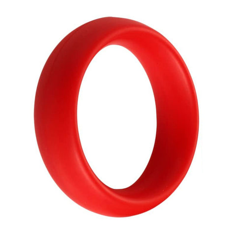 1.75 Inch Silicone Spherical Red Cock Ring