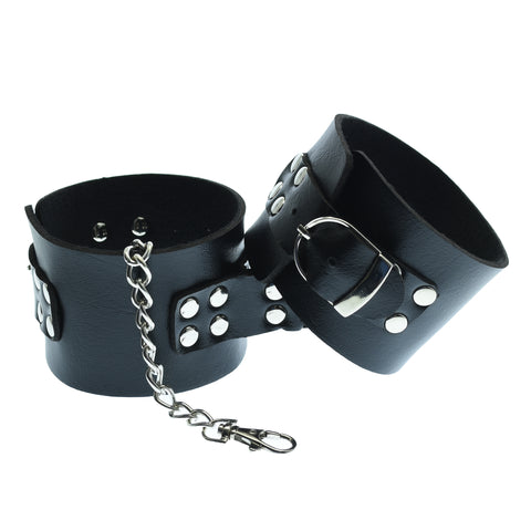 leather ankle cuffs
