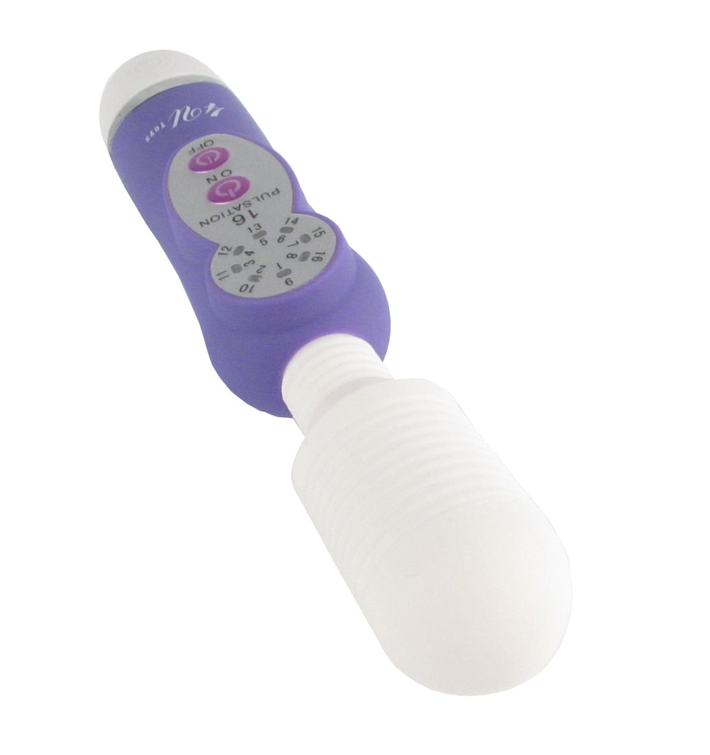 8 Inch Massaging Wand 16 Functions Purple