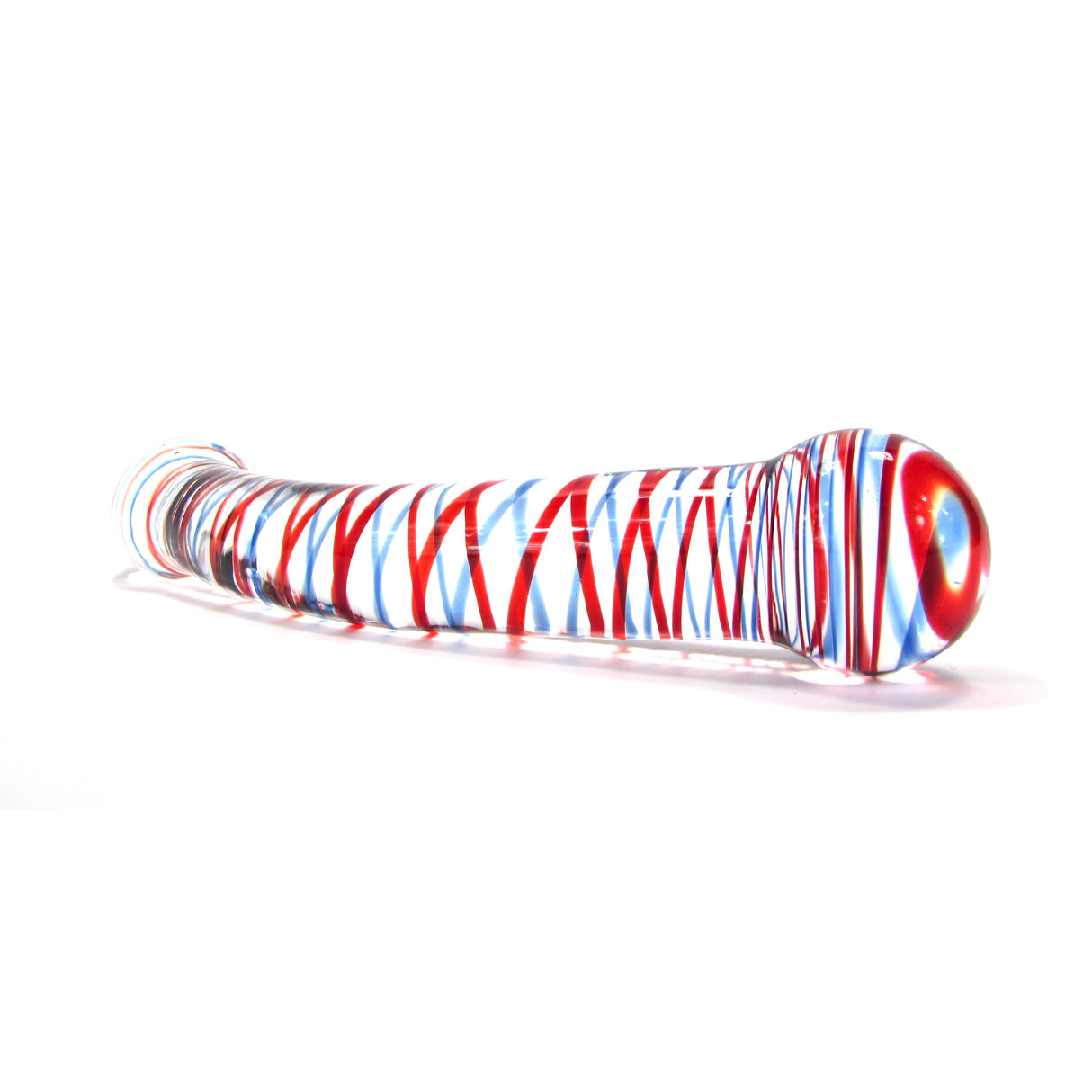 Multi Color Double Ended Glass Dildo