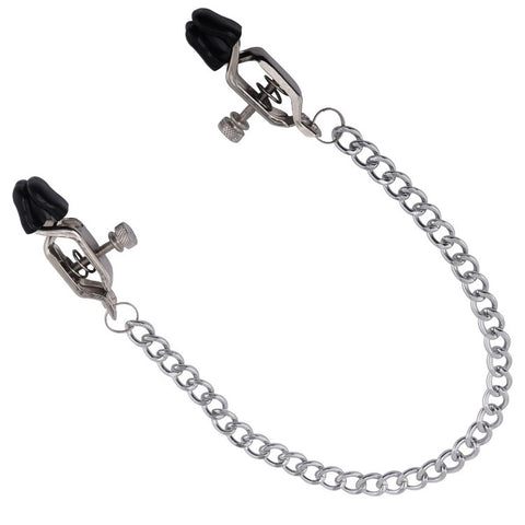 Press Style Nipple Clamps With Chain