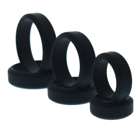 Silicone Cock Ring Set Six Pack