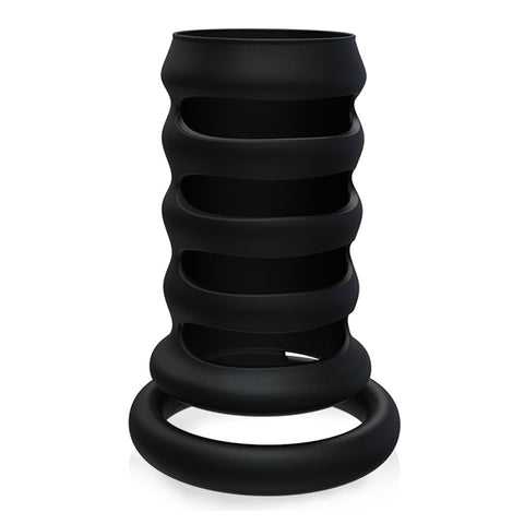 Slit Sleeve Silicone Cock Ring