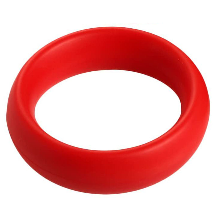 2 Inch Silicone Spherical Red Cock Ring