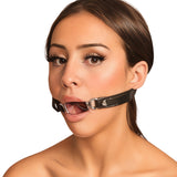 Black Deep Throat Double Ring Gag