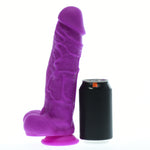 11 Inch Thick Silicone Purple Dildo