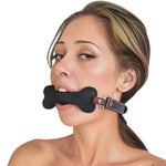 Black Dog Bone Gag Ball