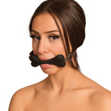 Black Dog Bone Gag Ball