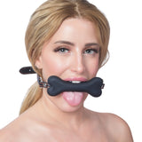 Black Dog Bone Gag Ball