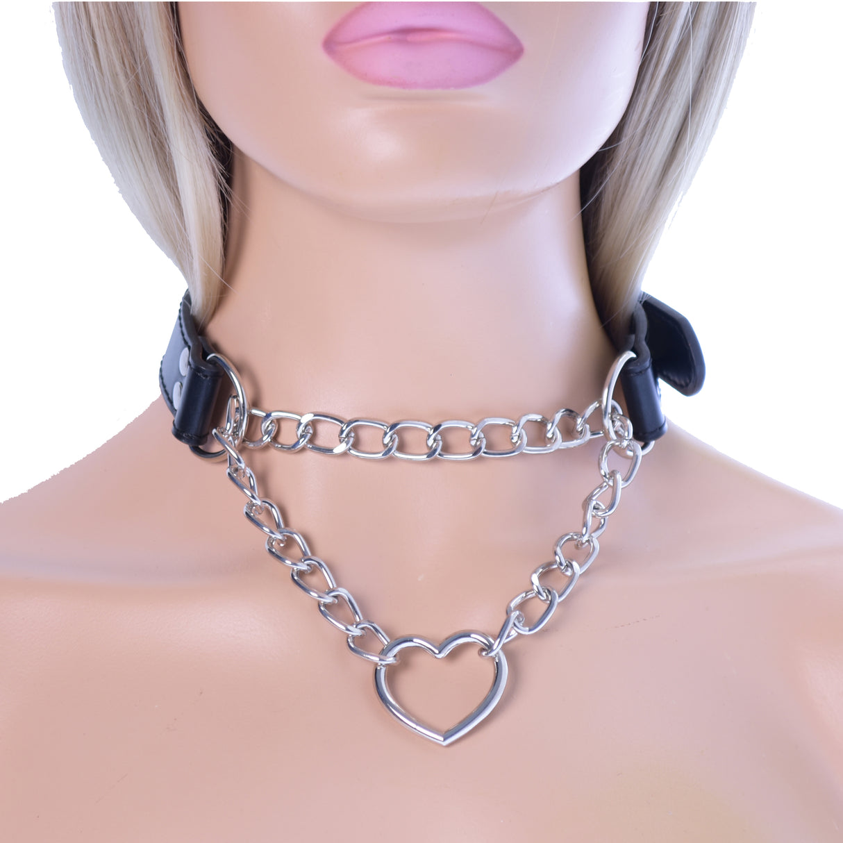 Heart Shape Choker Collar