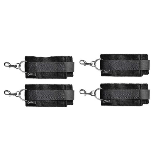 Position Select Bed Restraint Set With Soft Cuffs