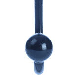 1.75 Inch Heavy Duty Black Single Ball Anal Hook