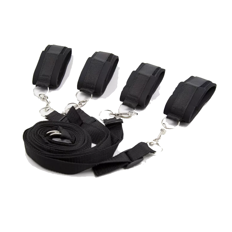 Bondage Bed Restraints With Neoprene Cuffs