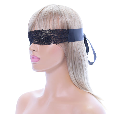 hush black lace blindfold