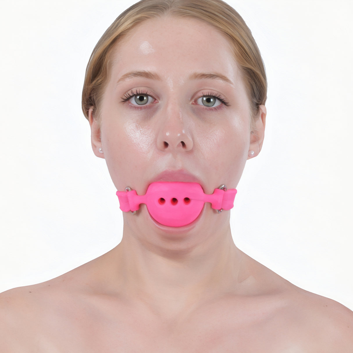 2 Inch Pink Breathable Silicone Gag Ball