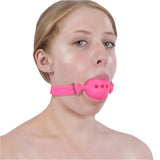 2 Inch Pink Breathable Silicone Gag Ball