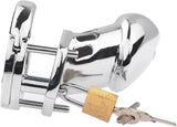 Stainless Steel Male Chastity