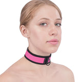 Pink Padded Bondage Collar