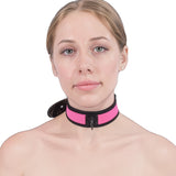 Pink Padded Bondage Collar