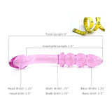 Pink G Spot Glass Dildo