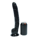 13 inch large veiny black dildo