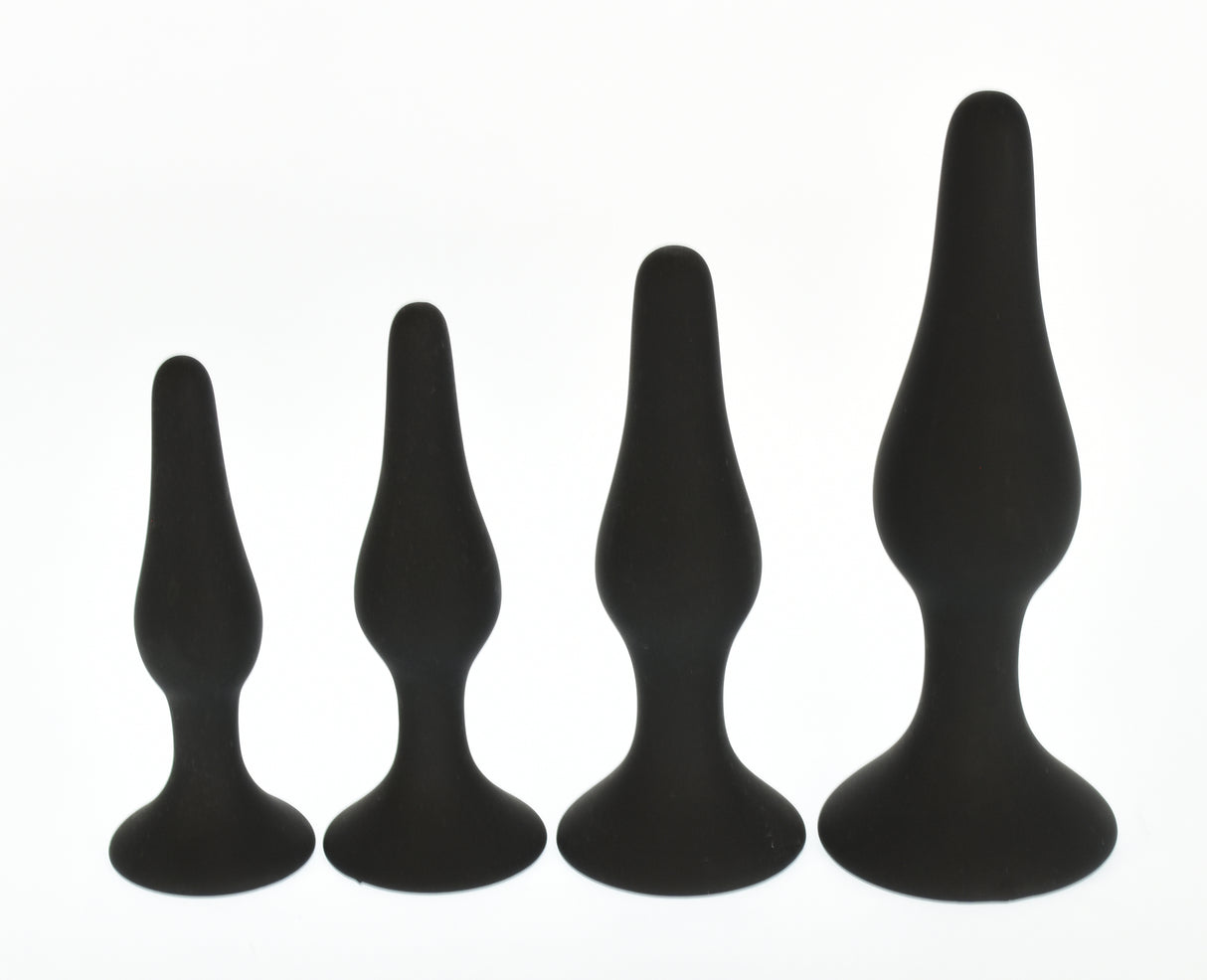 Silicone Butt Plug Training Set X 4