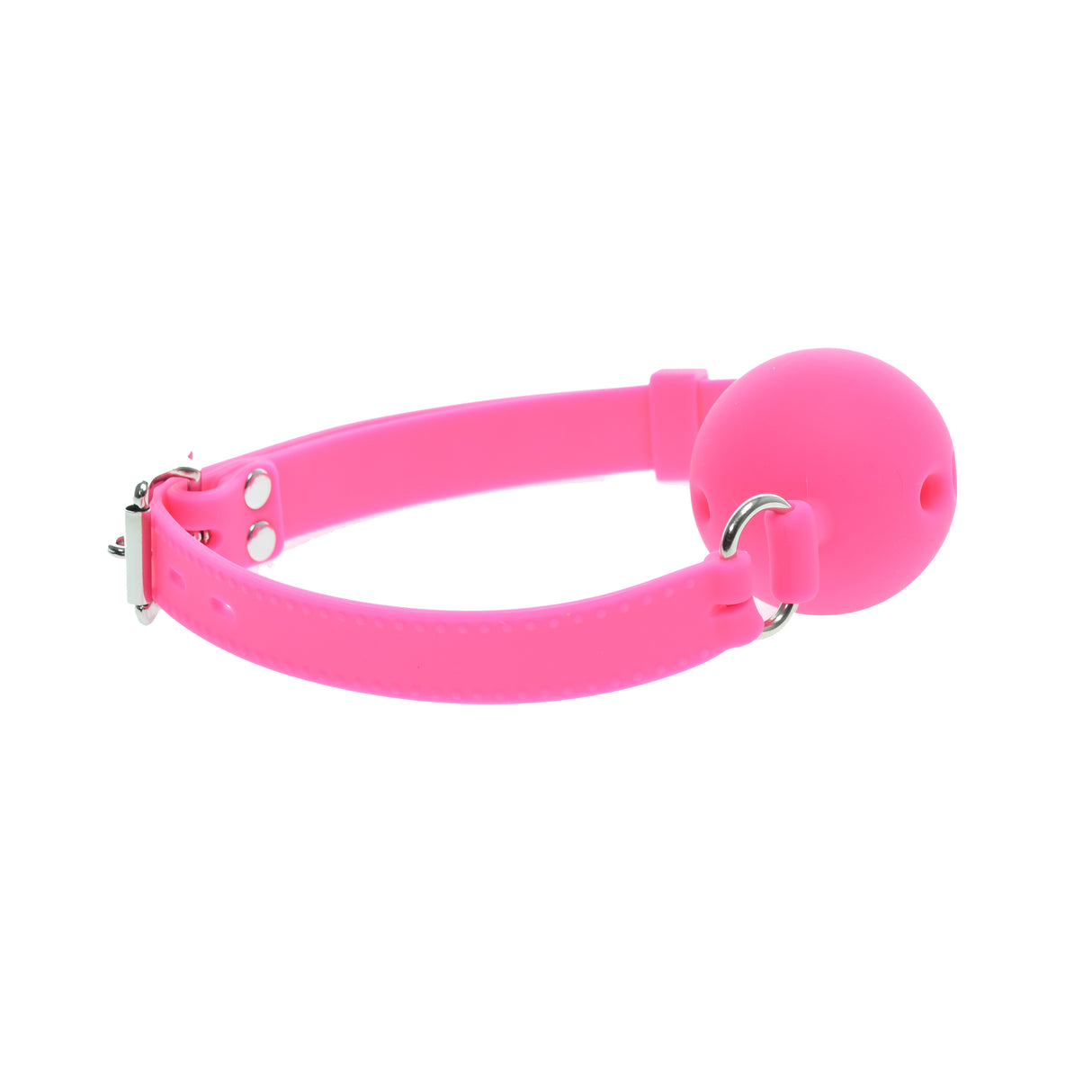 Large Pink Silicone Breathable Gag Ball