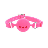 Large Pink Silicone Breathable Gag Ball