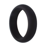 Black Silicone Cock Ring