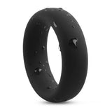 Round Silicone Cock Ring Black