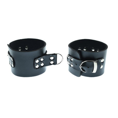 leather ankle cuffs