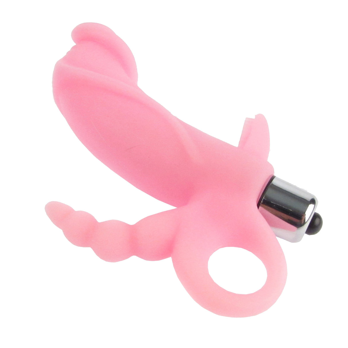 Triple penetration vibrating dildo