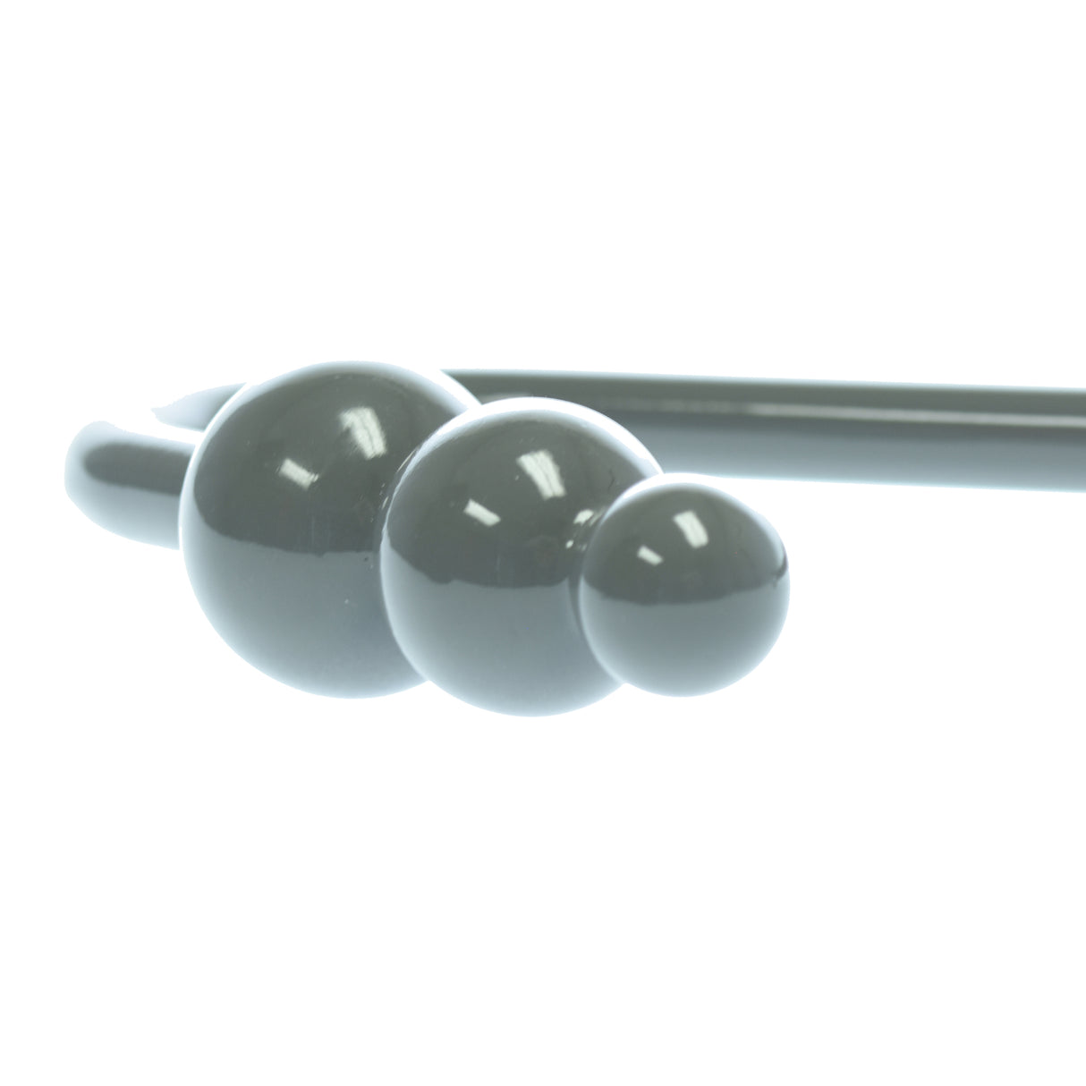 3 Ball Solid Steel Grey Anal Hook