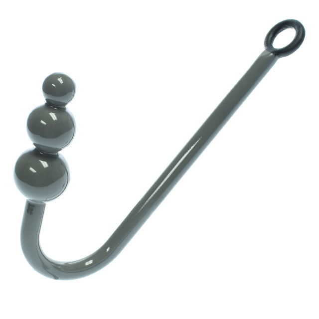 3 Ball Solid Steel Grey Anal Hook