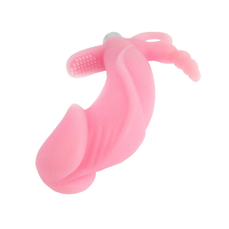 Triple penetration vibrating dildo