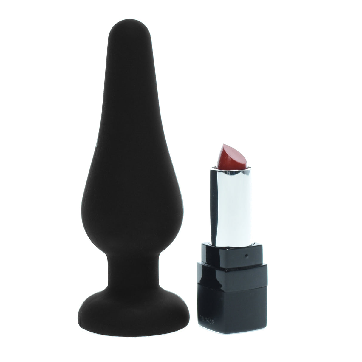 4.5 Inch Black Silicone Butt Plug