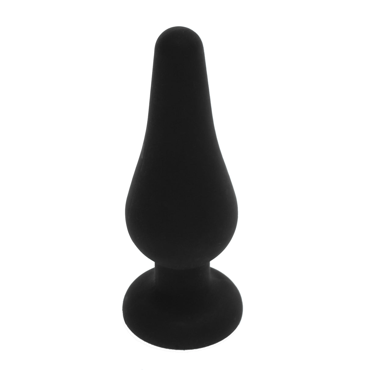 4.5 Inch Black Silicone Butt Plug