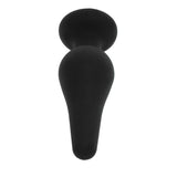 4.5 Inch Black Silicone Butt Plug