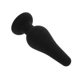 4.5 Inch Black Silicone Butt Plug