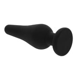 4.5 Inch Black Silicone Butt Plug