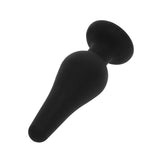 4.5 Inch Black Silicone Butt Plug