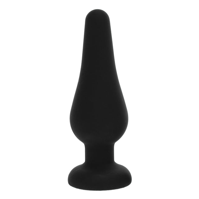 4.5 Inch Black Silicone Butt Plug