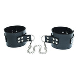 leather ankle cuffs