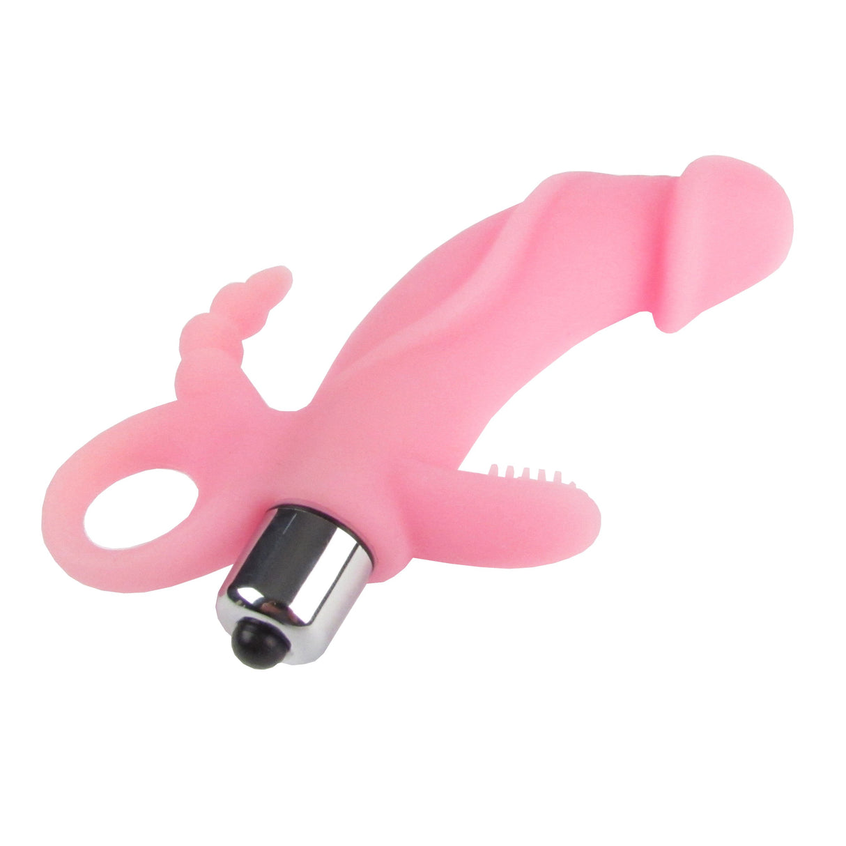 Triple penetration vibrating dildo