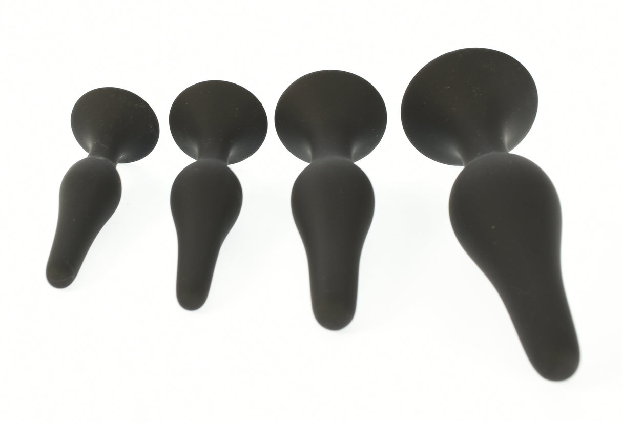 Silicone Butt Plug Training Set X 4