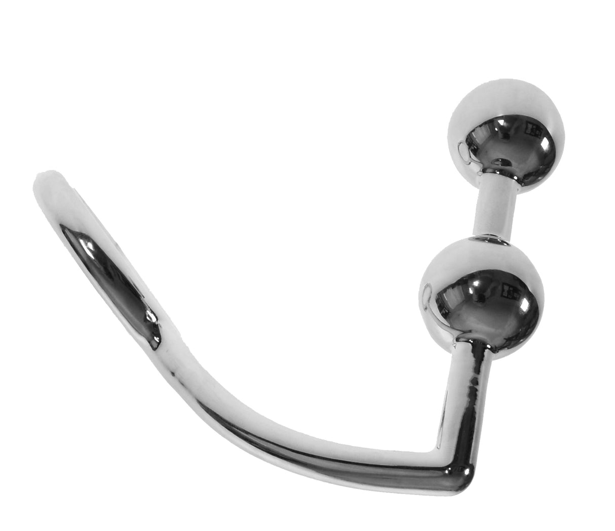 Double Ball Anal Hook Cock Ring 2.5 inch Ring