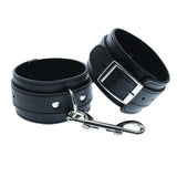 leather ankle restraints double bolt snap