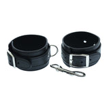 leather ankle restraints double bolt snap