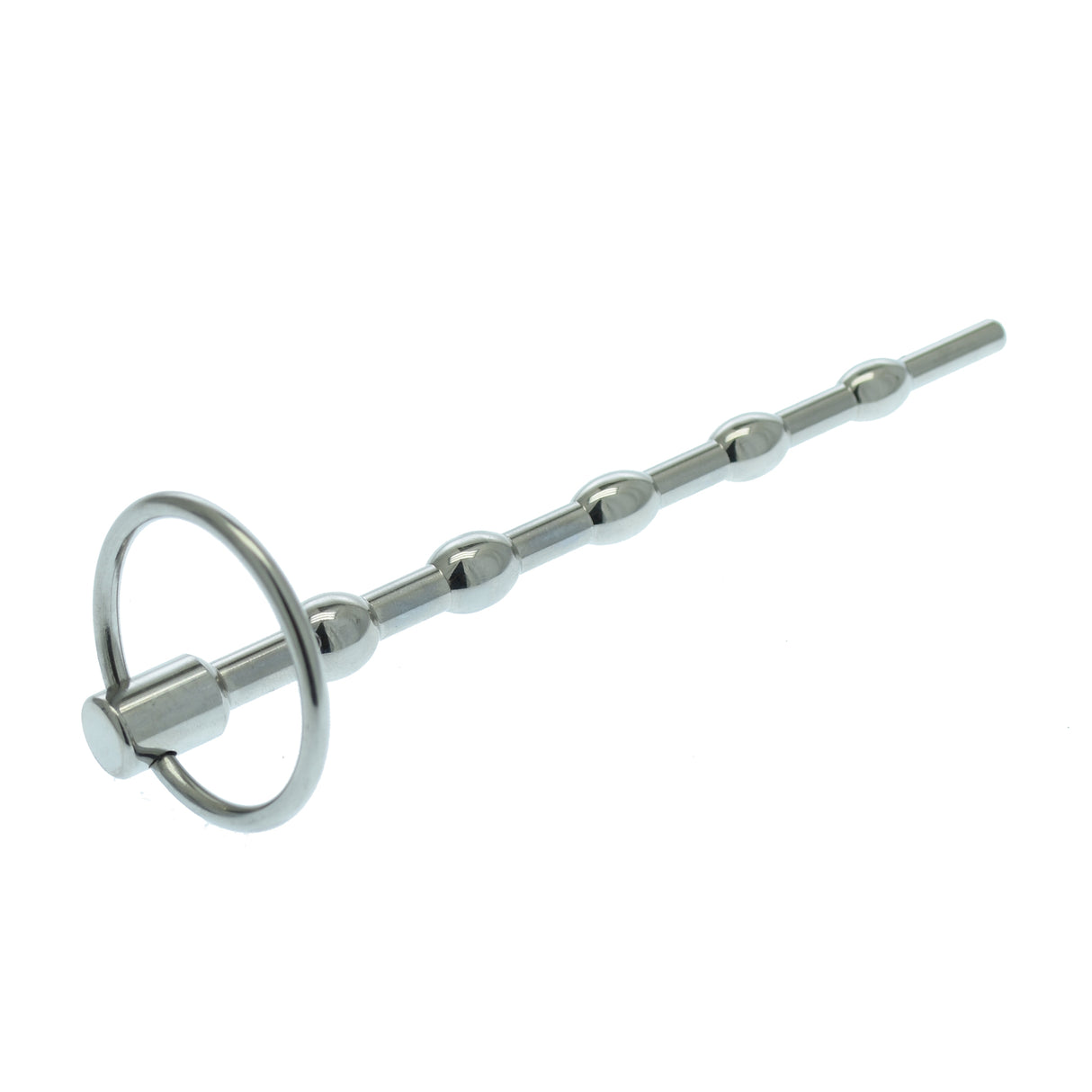 6.25" Beaded Stainless Steel Urethral Sounding Probe