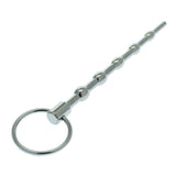 6.25" Beaded Stainless Steel Urethral Sounding Probe